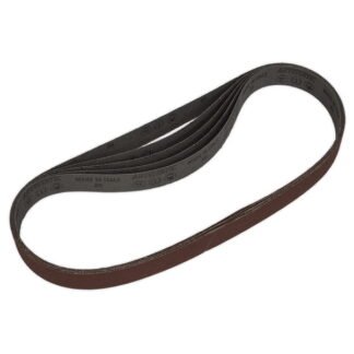 Sealey 25 x 762mm Sanding Belt 80Grit - Pack of 5 (5054511270419) SB0021