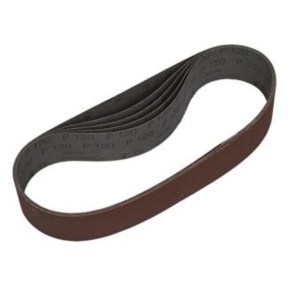 Sealey 50 x 686mm Sanding Belt 120Grit - Pack of 5 (5054511270174) SB005