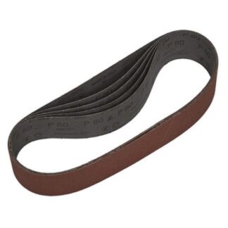 Sealey 50 x 686mm Sanding Belt 80Grit - Pack of 5 (5054511270228) SB007