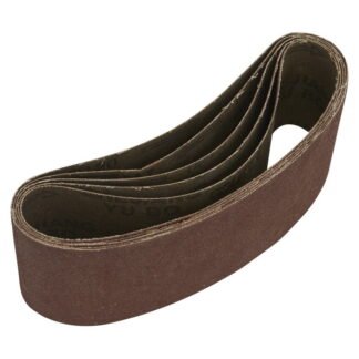 Sealey 76 x 457mm Sanding Belt 120Grit - Pack of 5 (5054630316487) SB120457
