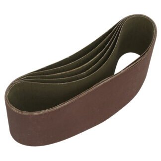 Sealey 76 x 457mm Sanding Belt 240Grit - Pack of 5 (5054630316463) SB240457