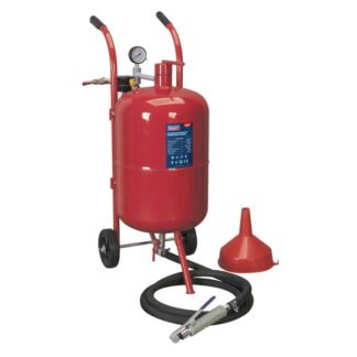 Sealey Shot Blaster with Water Trap & Wheels 37L (5051747498693) SB997