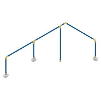 Sealey SharkBite® 18m 3- Drop Air Supply System Kit 28mm (5054630578724) SBAKIT328