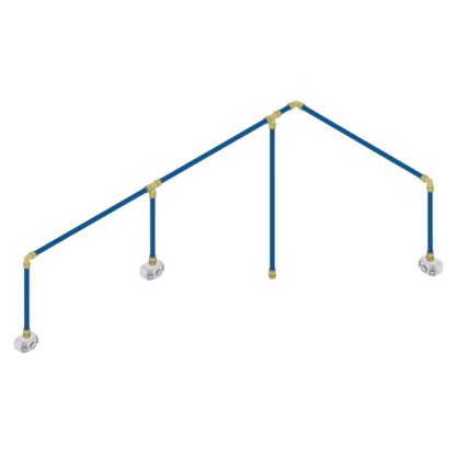Sealey SharkBite® 18m 3- Drop Air Supply System Kit (5054630189630) SBAKIT3