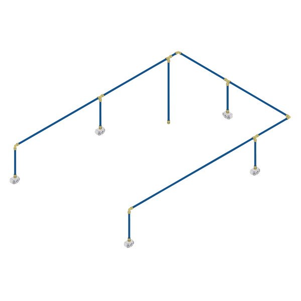 Sealey SharkBite® 36m 5- Drop Air Supply System Kit 28mm (5054630578731) SBAKIT528