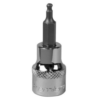 Sealey Premier Ball- End Hex Socket Bit 3/8IN Sq Drive 3mm (5054511777390) SBBH001
