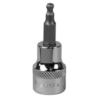 Sealey Premier Ball- End Hex Socket Bit 3/8IN Sq Drive 4mm (5054511779943) SBBH002