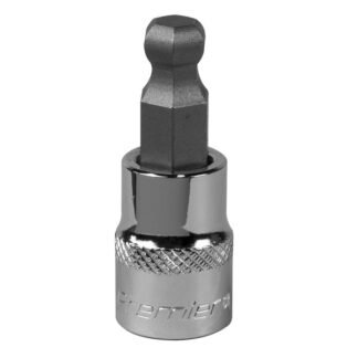 Sealey Premier Ball- End Hex Socket Bit 3/8IN Sq Drive 9mm (5054511780017) SBBH007