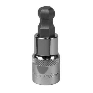 Sealey Premier Ball- End Hex Socket Bit 1/2IN Sq Drive 12mm (5054511780307) SBBH010
