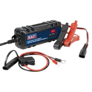 Sealey 6/12V Fully Automatic Battery Maintainer/Charger 1A (5054630497513) SBC1