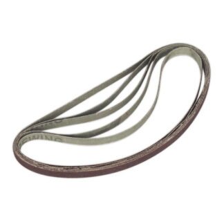 Sealey 8 x 456mm Sanding Belt 100Grit - Pack of 5 (5051747350786) SBS35/B100GN