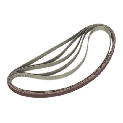 Sealey 8 x 456mm Sanding Belt 100Grit - Pack of 5 (5051747350786) SBS35/B100GN