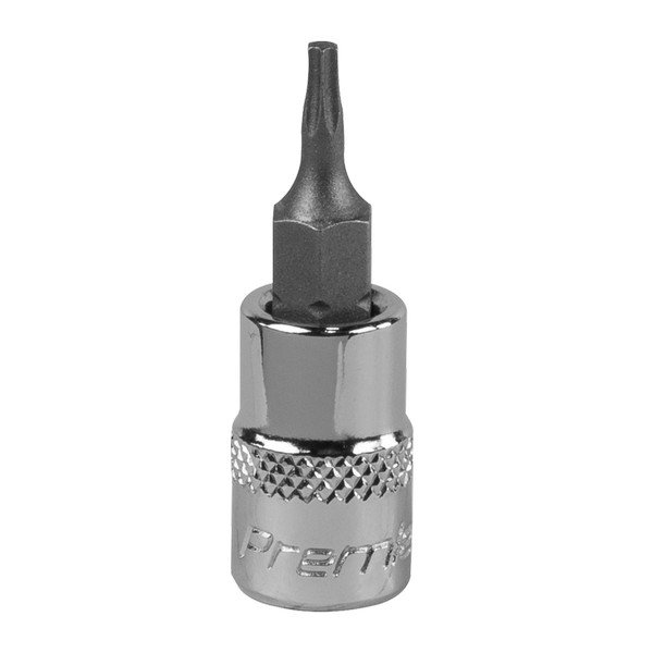 Sealey Premier TRX- Star* Socket Bit 1/4IN Sq Drive T8 (5054511773644) SBT001