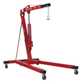 Sealey Long Reach Engine Crane with Extendable Legs 1 Tonne (5054630207983) SC10LR