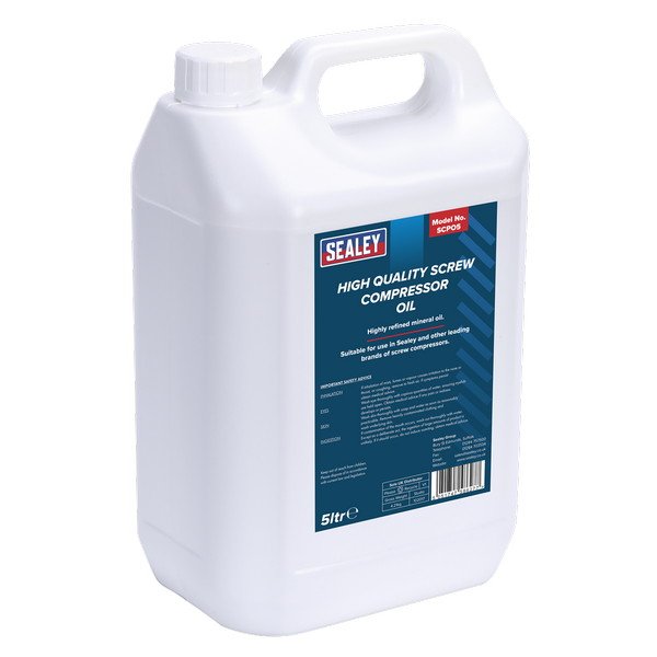 Sealey Screw Compressor Oil 5L (5051747586277) SCPO5