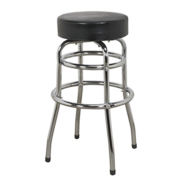 Sealey Workshop Stool with Swivel Seat (5051747591196) SCR13