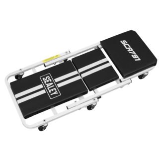 Sealey Compact Steel Creeper/Seat with 6 Wheels (5054630497490) SCR791