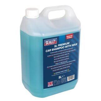 Sealey Car Shampoo Premium with Wax 5L (5054511040081) SCS006