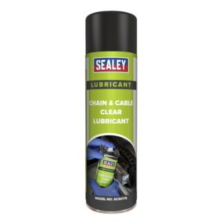 Sealey Chain & Cable Clear Lubricant 500ml (5054511074918) SCS017S