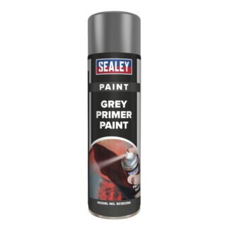 Sealey Primer Paint 500ml - Grey (5054511075045) SCS029S