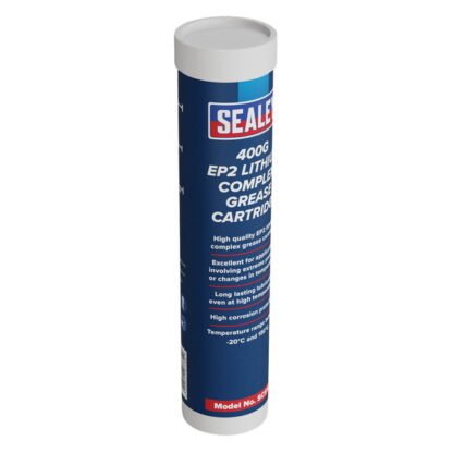 Sealey EP2 Lithium Complex Grease Cartridge 400g (5054511073300) SCS106