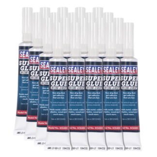 Sealey Non- Drip Gel Super Glue 20g - Pack of 20 (5054511062229) SCS303