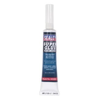 Sealey Non- Drip Gel Super Glue 20g (5054511070385) SCS303S