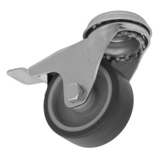 Sealey 50mm Castor Wheel with Bolt Hole & Total Lock (5054630024795) SCW250SBLEM