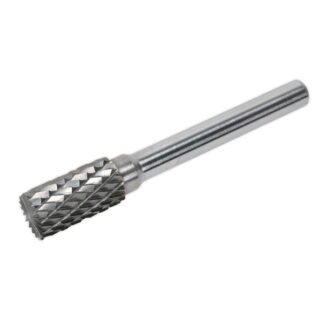 Sealey Cylindrical Front End Cut Tungsten Carbide Rotary Burr 10mm (5051747458581) SDB01