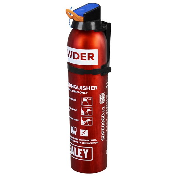 Sealey Disposable Dry Powder Fire Extinguisher 0.6kg (5054630283093) SDPE006D