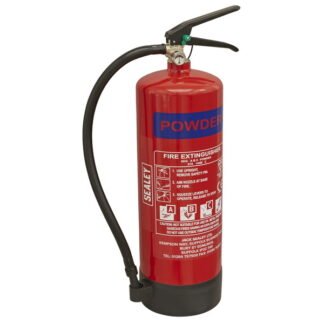 Sealey Dry Powder Fire Extinguisher 6kg (5024209891790) SDPE06