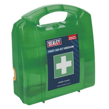 Sealey First Aid Kit, Medium - BS 8599- 1 Compliant (5051747657489) SFA01M