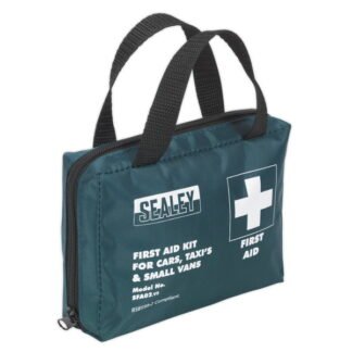 Sealey Medium First Aid Kit for Cars, Taxis & Small Vans - BS 8599- 2 Compliant (5051747356740) SFA02