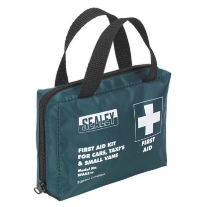 Sealey Medium First Aid Kit for Cars, Taxis & Small Vans - BS 8599- 2 Compliant (5051747356740) SFA02