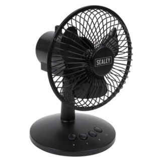 Sealey 3- Speed Oscillating USB Desk Fan 6IN (5054630592225) SFF6USB