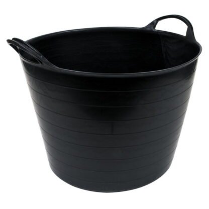 Sealey Heavy- Duty Flexi Tub 40L - Black (5054630115967) SFT40