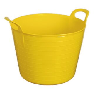 Sealey Heavy- Duty Flexi Tub 40L - Yellow (5051747626010) SFT40Y