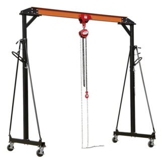 Sealey Portable Lifting Adjustable Gantry Frame 1 Tonne & Hoist Combo (5054511764048) SG1000KIT