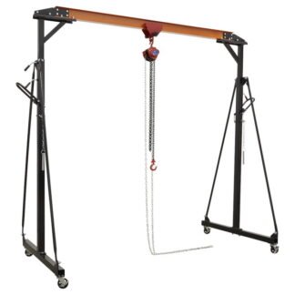 Sealey Portable Lifting Adjustable Gantry Frame 0.5 Tonne & Hoist Combo (5054630149641) SG500KIT