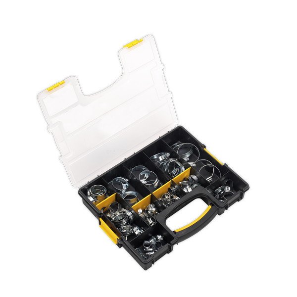 Sealey Hose Clip Assortment 8- 57mm 85pc (5054511061505) SHC85AC