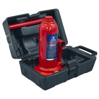 Sealey Bottle Jack 5 Tonne with Storage Case (5024209632201) SJ5BMC