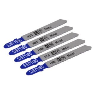 Sealey Jigsaw Blade for Metal 75mm 32tpi - Pack of 5 (5054511705393) SJBT118G