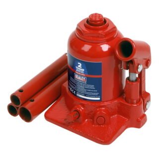 Sealey Telescopic Bottle Jack 2 Tonne (5054630191787) SJT2