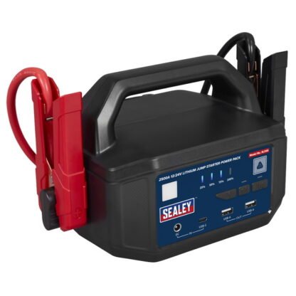 Sealey 2500A 12/24V Lithium Jump Starter Power Pack (5054630443244) SL34S