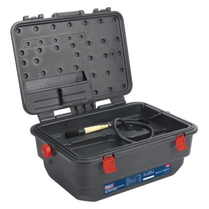 Sealey Mobile Parts Cleaning Tank with Brush 16L (5051747733626) SM222