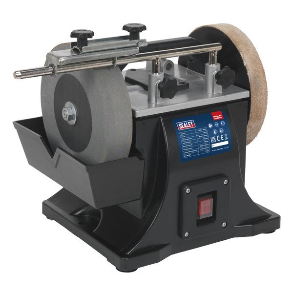 Sealey 200mm Sharpener with Honing Wheel 180W (5054511078497) SMS2101
