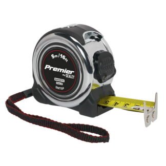 Sealey Premier Professional Tape Measure 5m(16ft) (5051747884182) SMT5P
