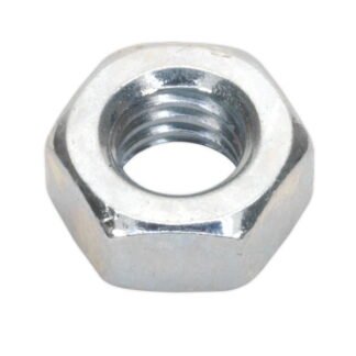 Sealey Zinc Plated Steel Nut M6, DIN 934 - Pack of 100 (5054511039146) SN6