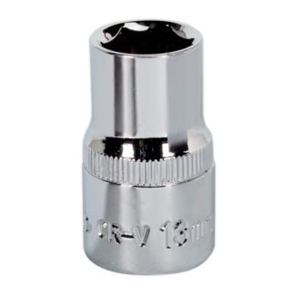 Sealey Premier Fully Polished Socket 1/2IN Sq Drive 13mm (5051747360136) SP1213