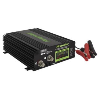 Sealey Premier Battery Support Unit Charger & Maintainer 40A (5054511972818) SPBC40